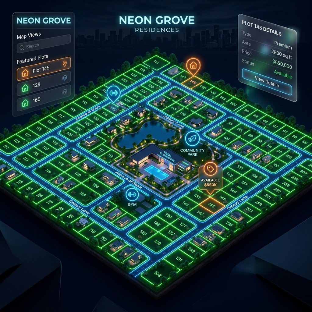 Interactive 3D Map